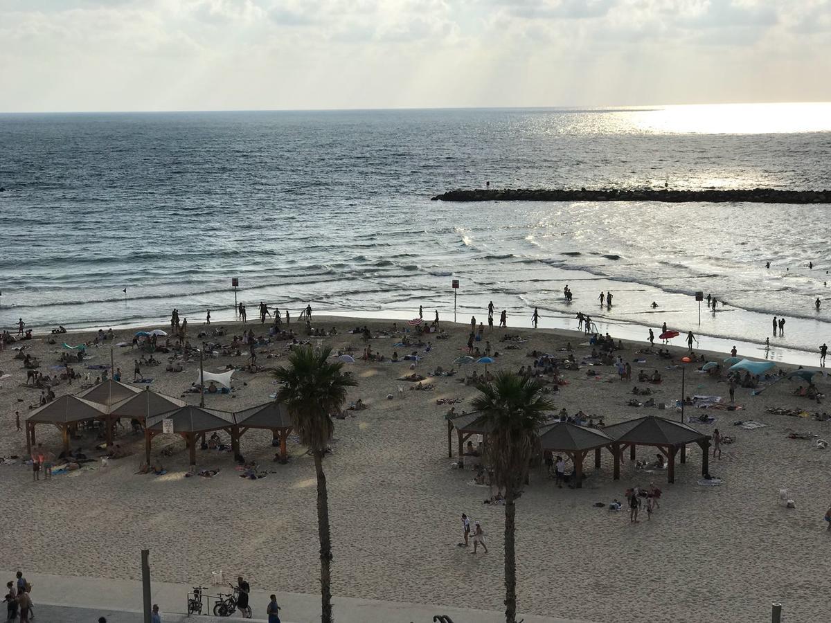 Sea View Apartment Prime Location On The Beach Тел Авив Екстериор снимка